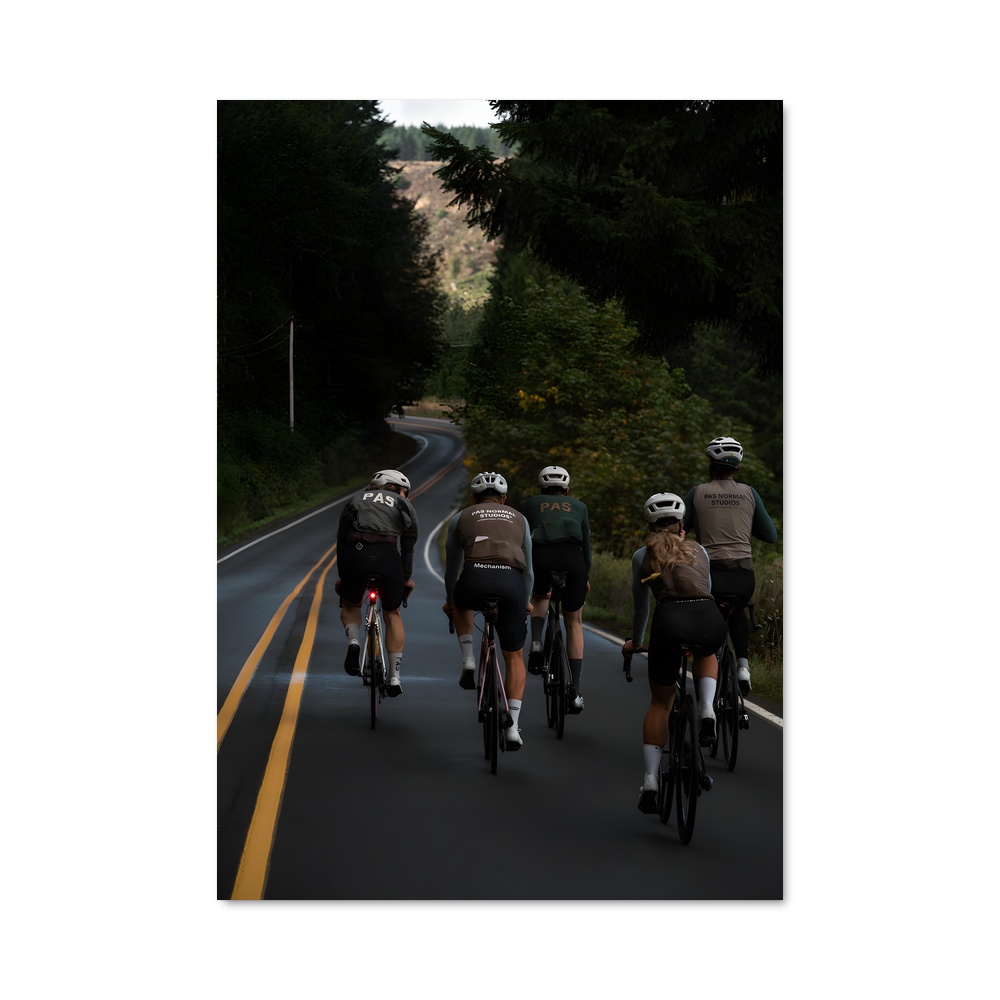 Poster Pédaleurs en Liberté – affiche Cyclisme
